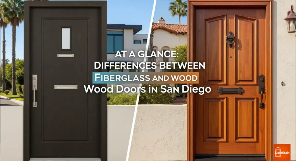 wood vs fiberglass doors