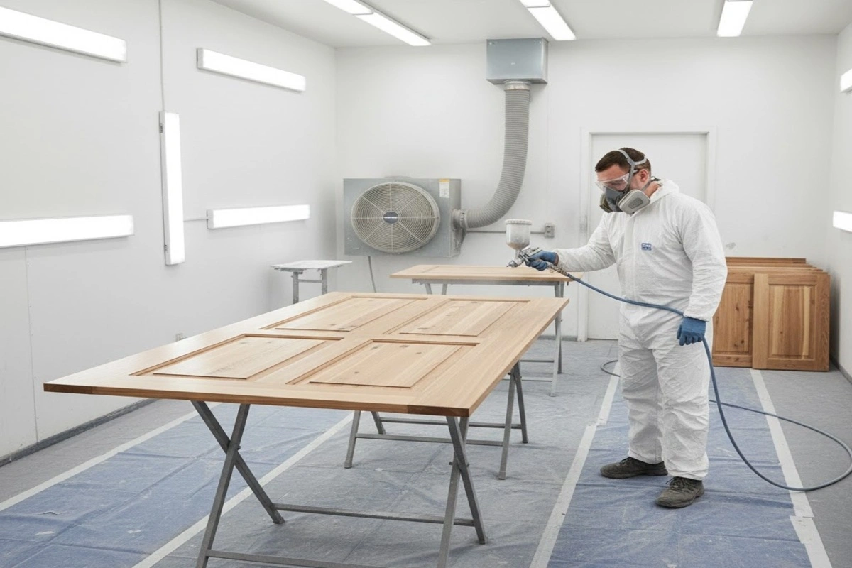 refinishing mdf cabinet doors