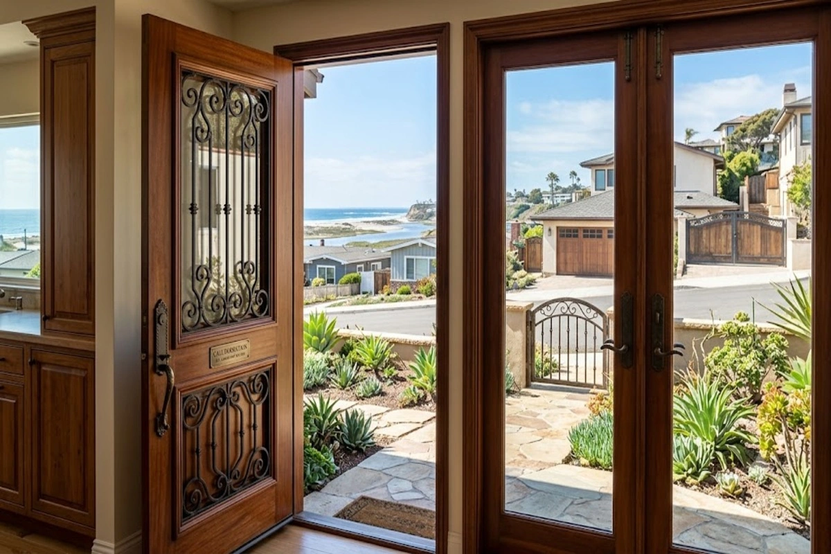 Door Refinishing in Cardiff-by-the-Sea, CA — Restoring Doors Against Lagoon Fog, Ocean Salt & Coastal Sun 3 Cardiff door refinishing