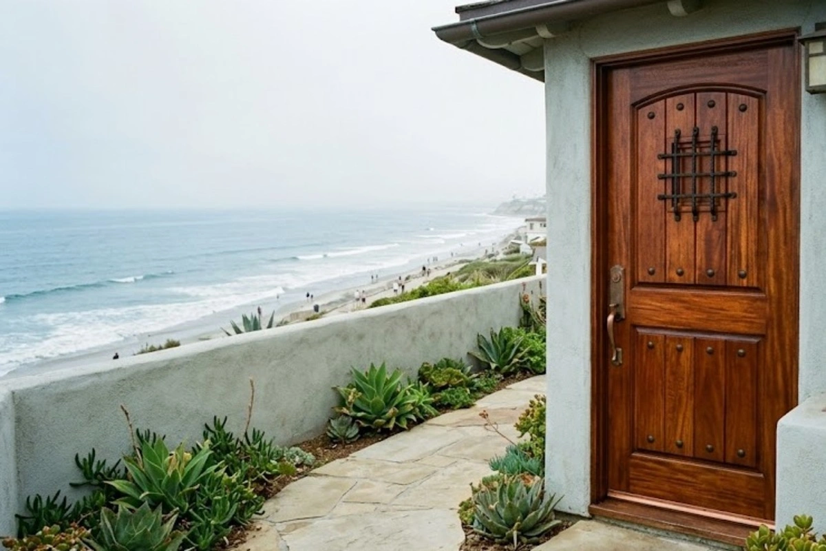 Door Refinishing in Cardiff-by-the-Sea, CA — Restoring Doors Against Lagoon Fog, Ocean Salt & Coastal Sun 2 Door refinishing Cardiff