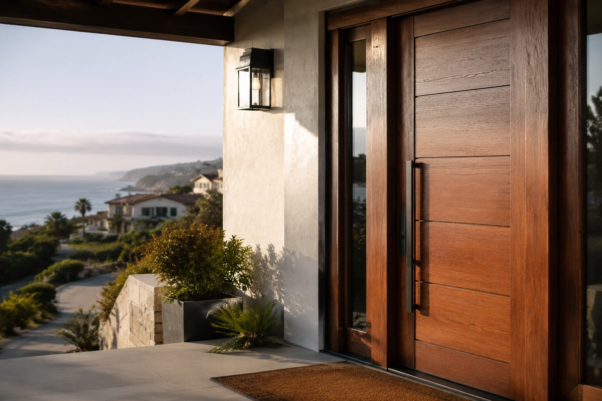 Door Refinishing Across North County Coastal — Del Mar to Oceanside 2 Door refinishing North County Coastal