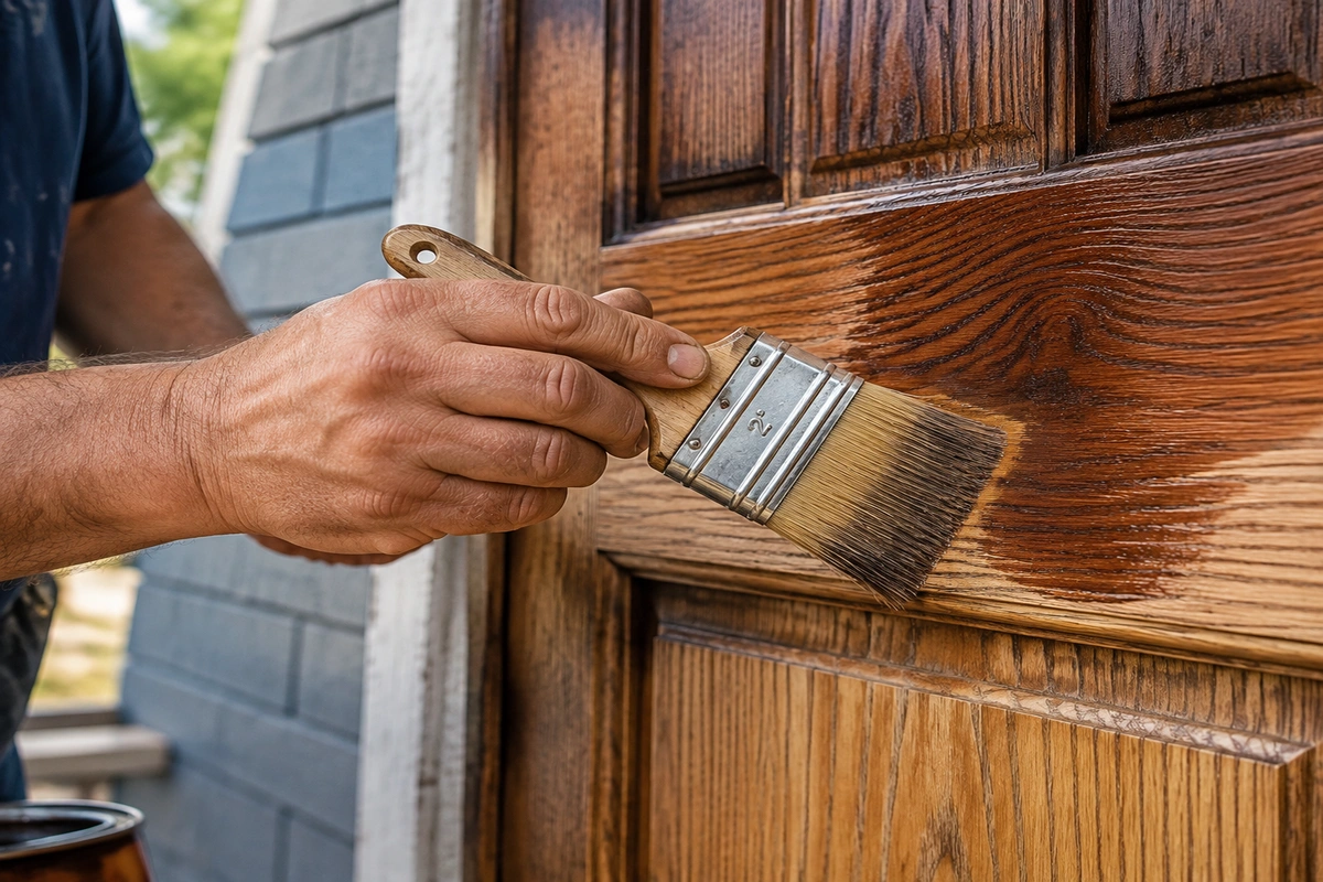 Door Refinishing Greater San Diego Suburbs 13 Professional door refinishing process San Diego suburbs