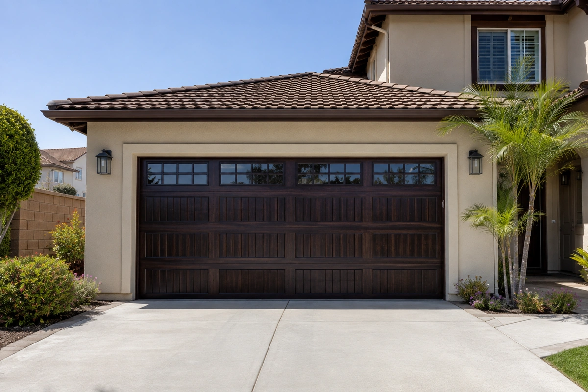 Door Refinishing Greater San Diego Suburbs 10 Wood garage door refinishing San Diego suburbs